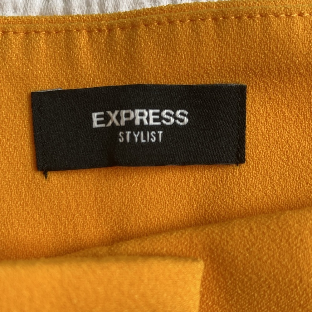 Express Orange Chinos Casual Lightweight Pants - Picture 2 of 4